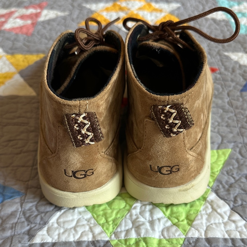 UGG Kids Tan Suede Boots